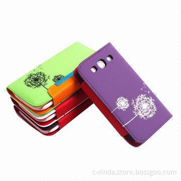PU Leather Flip Cases for Samsung Galaxy S3 i9300, Made of Good Quality Material, Durable